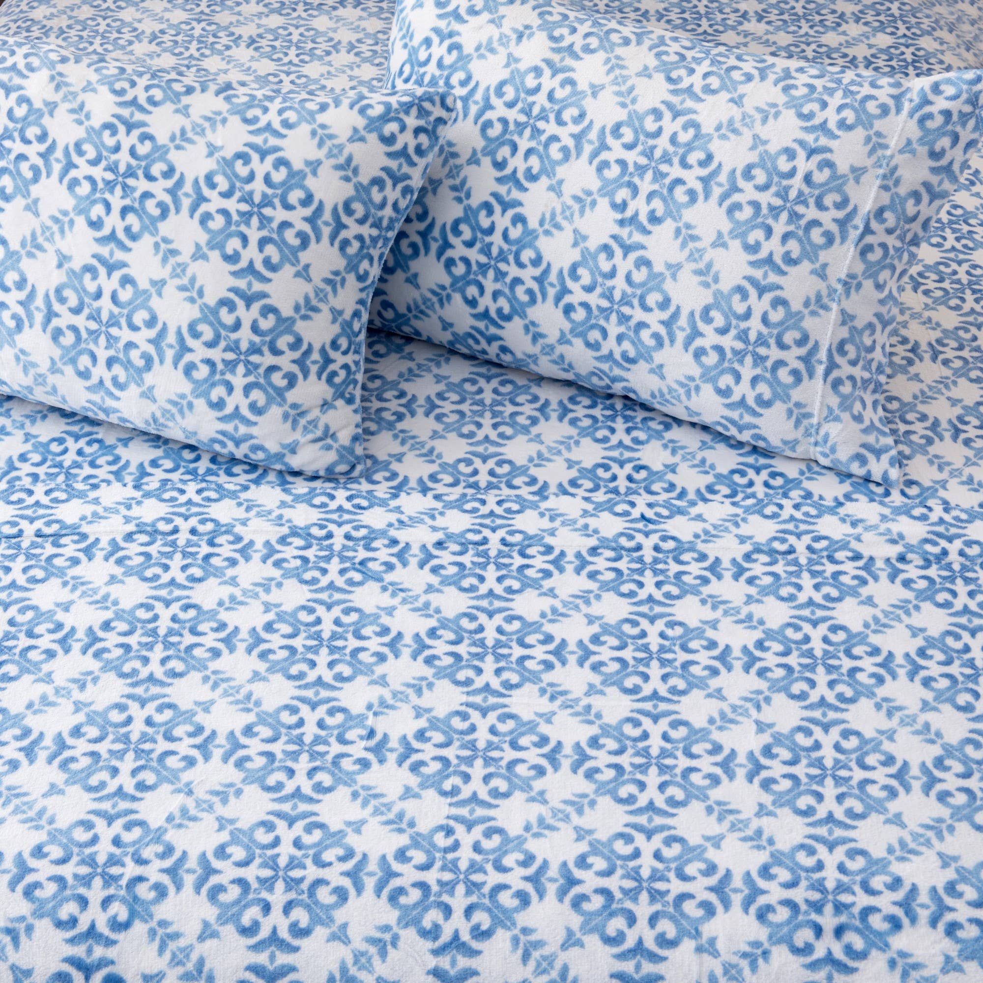 BH Collective - Wholesale Sheet Set - Velvet Plush Sheets - Printed - Velvet Luxe Collection102