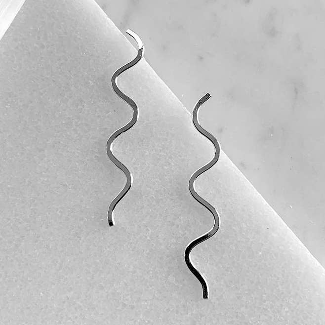 Squiggle Earrings for engroshandel hos Lewis & Pine
