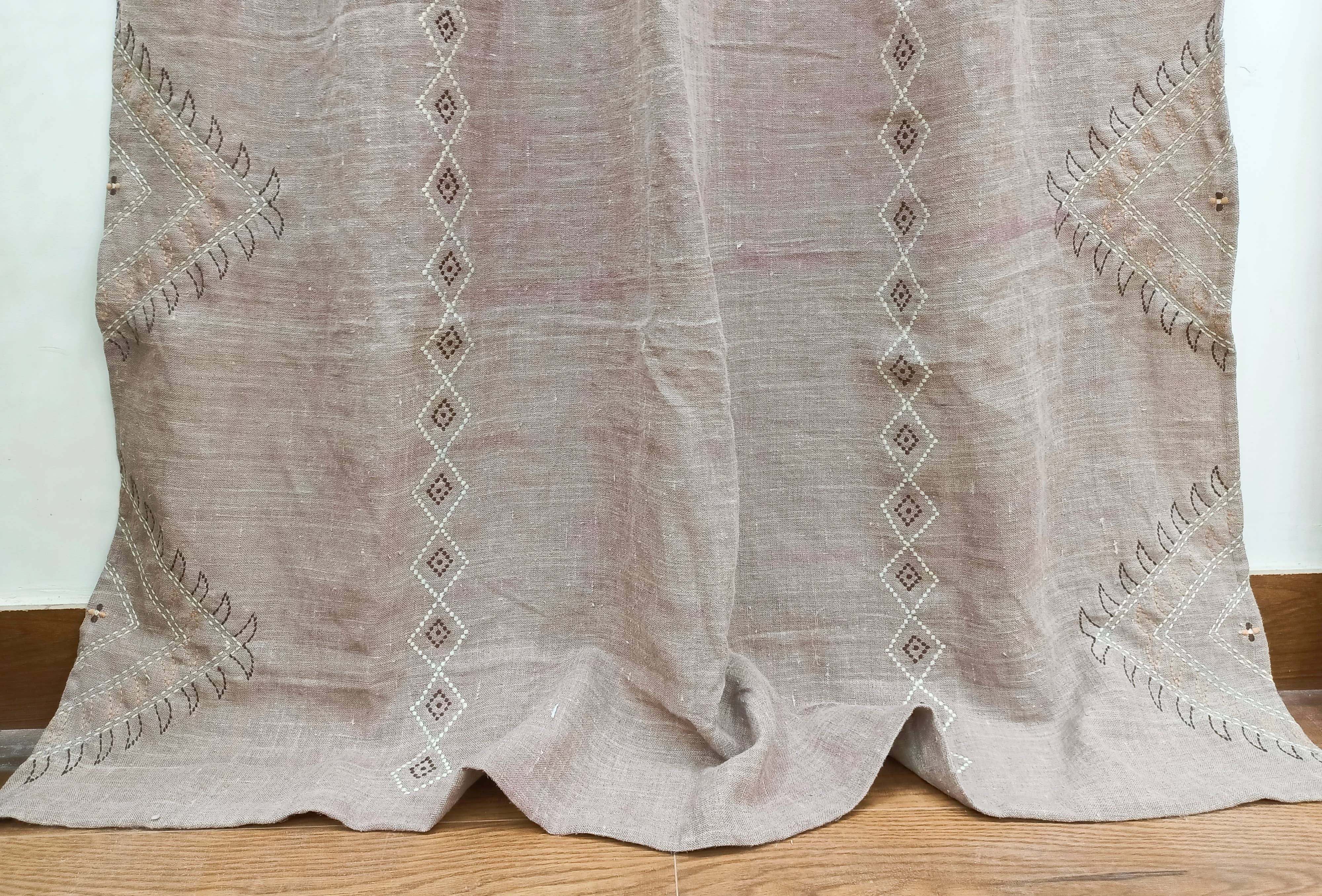 Eyda Homes - Wholesale Curtain - Handmade Linen Curtains | Farmhouse Living Room Curtains3