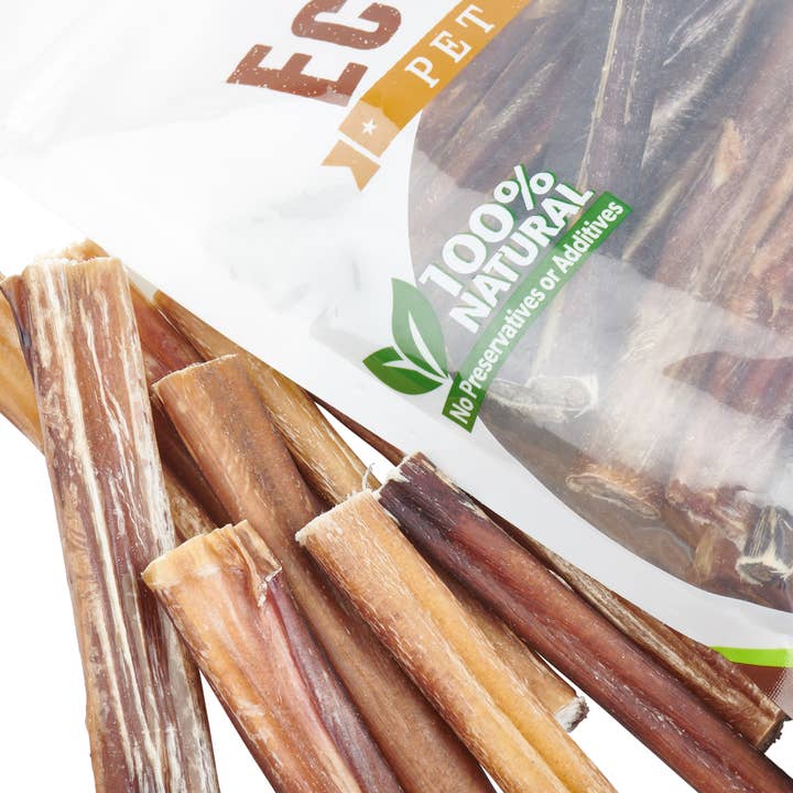 EcoKind Pet Treats - Wholesale Pet Treats - Dog - 100% Natural Brazilian Bully Sticks - 1 lb Bag