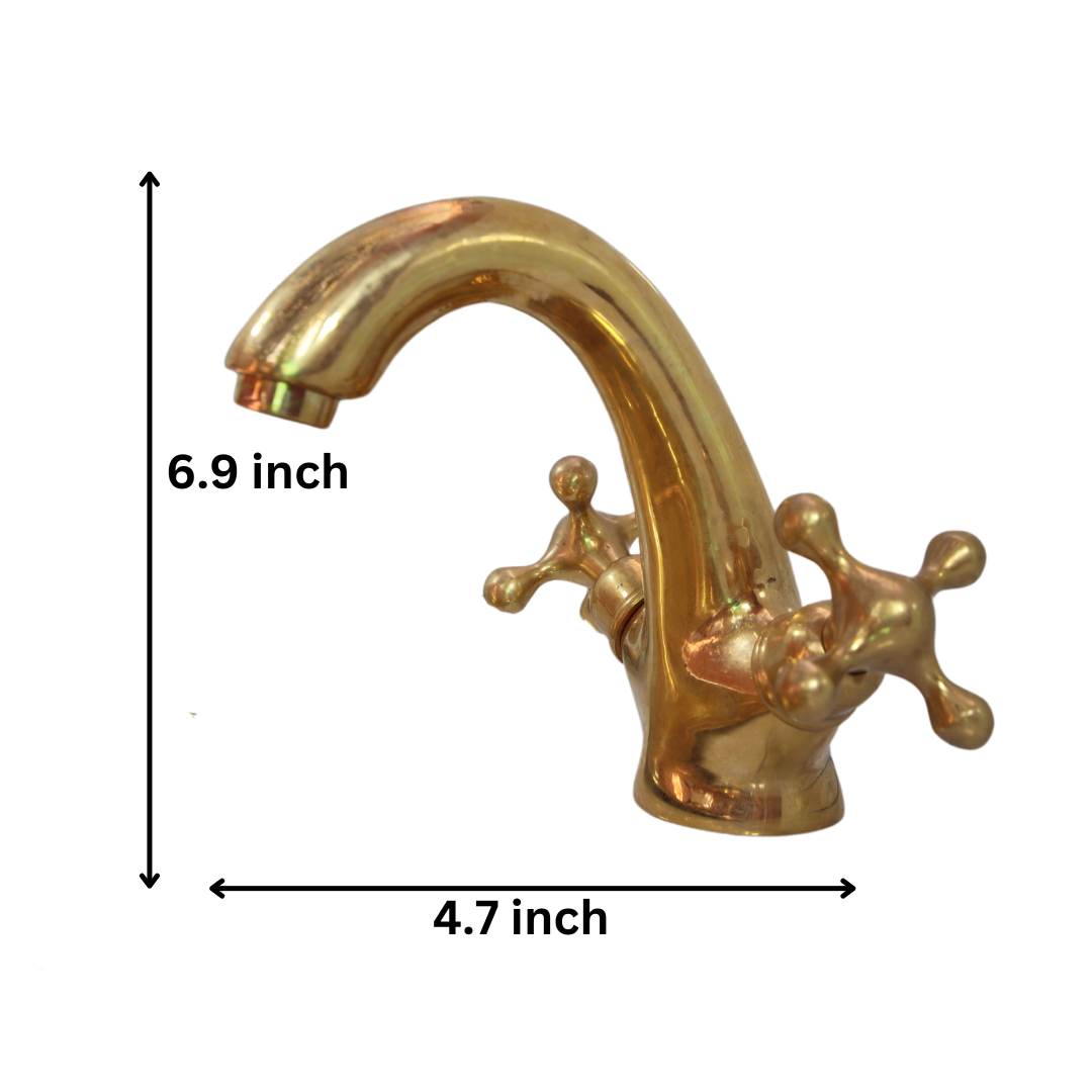 bazarifinagh - Wholesale Bathroom Accessory Set - Unlacquered Brass Smooth Centerset Solid Pure Brass Faucet5