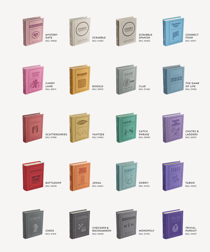 WS Game Company - Wholesale Board Game - 22-Pack Vintage Bookshelf Assortment of Classic Board Games3