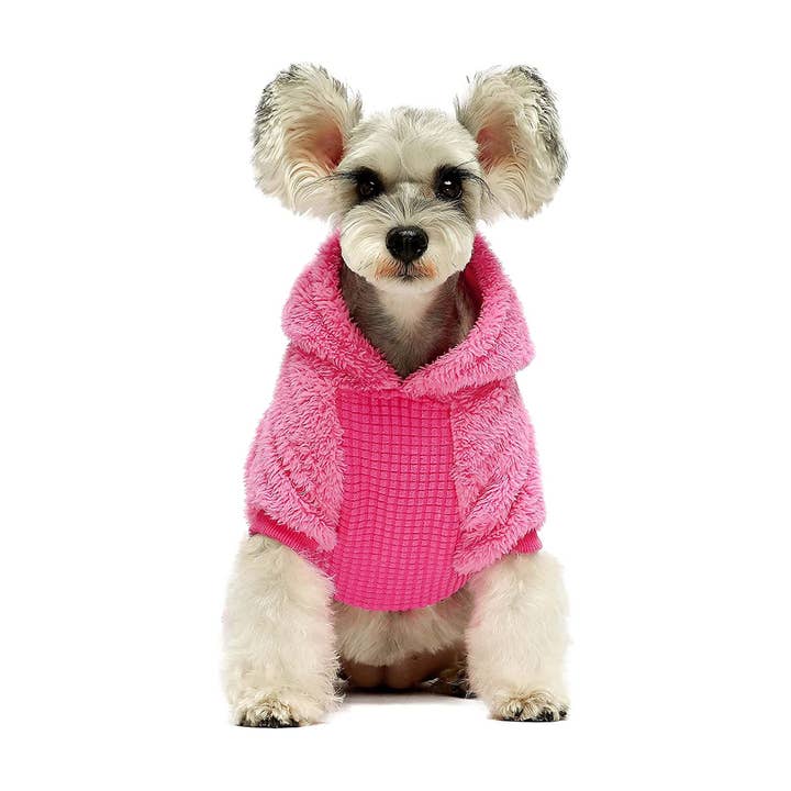 Fitwarm - Wholesale Pet Hoodie - Dog - Fuzzy Velvet Grain Hoodie