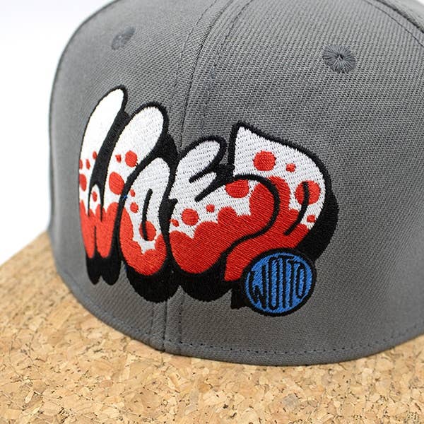 Woed – Großhandel Flat Brim Cap – Unisex – Strapback | WOTTO - Grau3