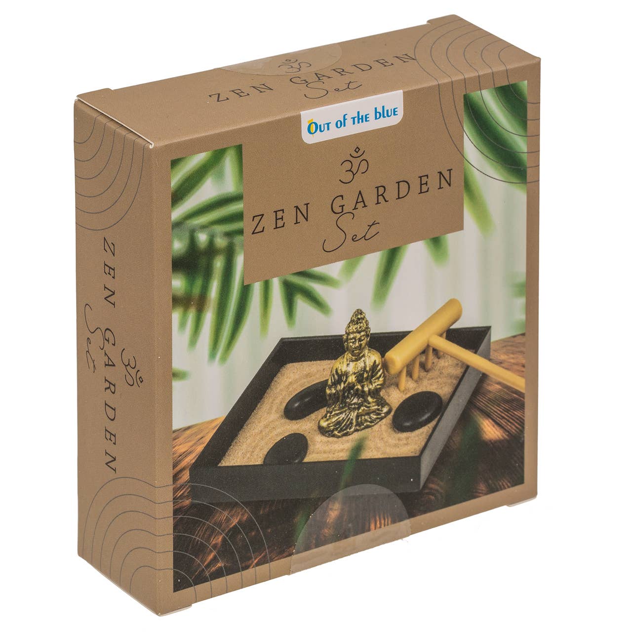 Wurm - Wholesale Gag Gift/Novelty Gift - Mini Zen Garden Set, plastic tray in 9x7.5cm, with Buddha figure, stones, sand, and plastic rake, 12 pieces in display5