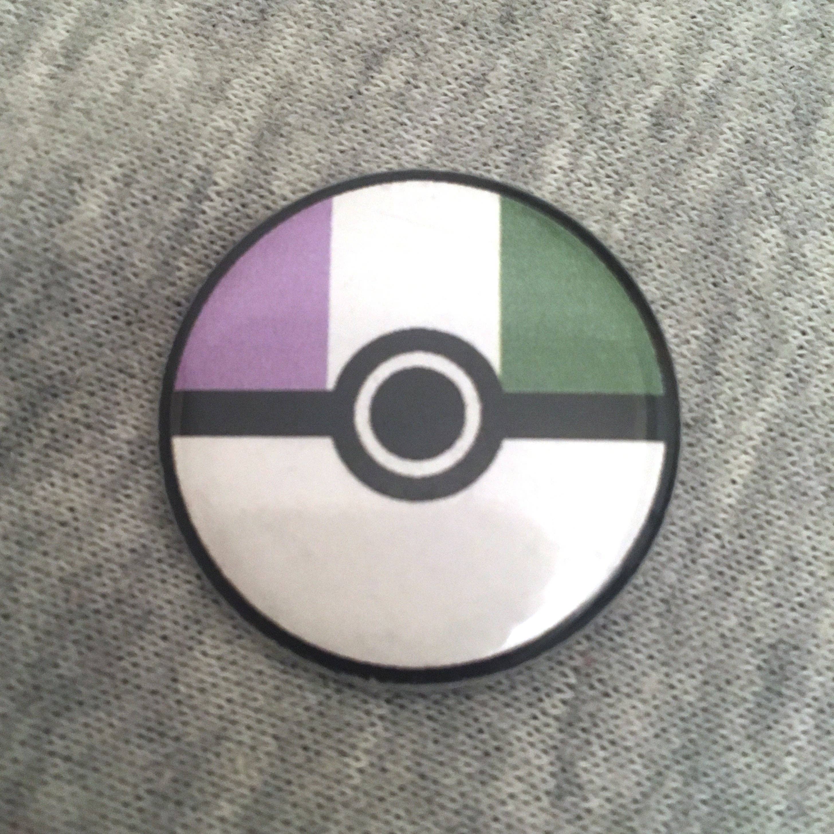 Support the T - Vendita all'ingrosso Spilla da bavero - Bottone o magnete Poké Pride6