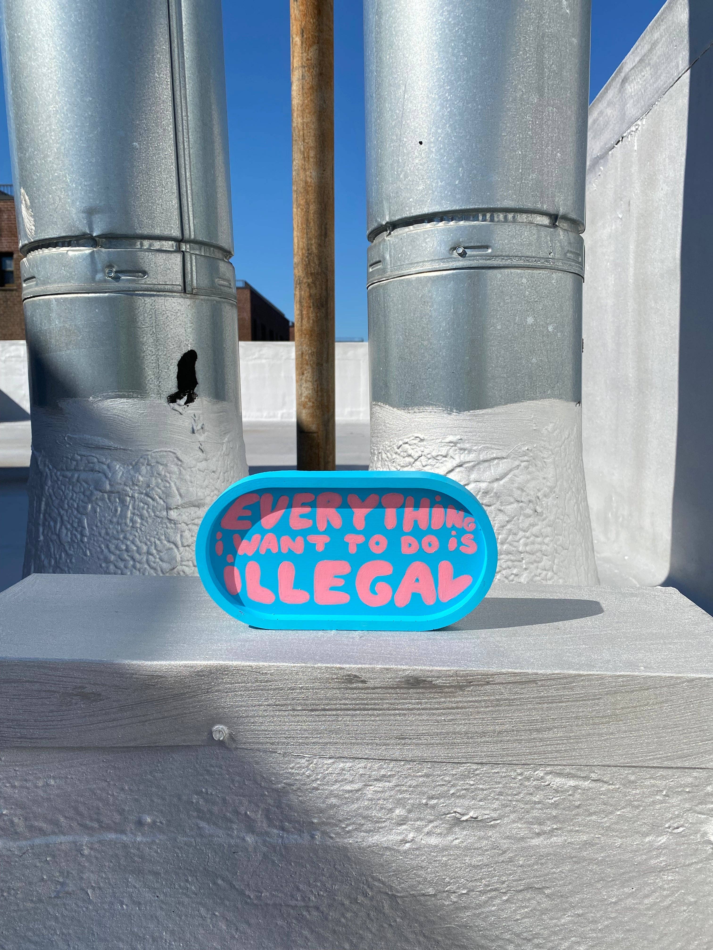 Good Goods NYC - Wholesale Decorative Tray - Sign Concrete Trays1