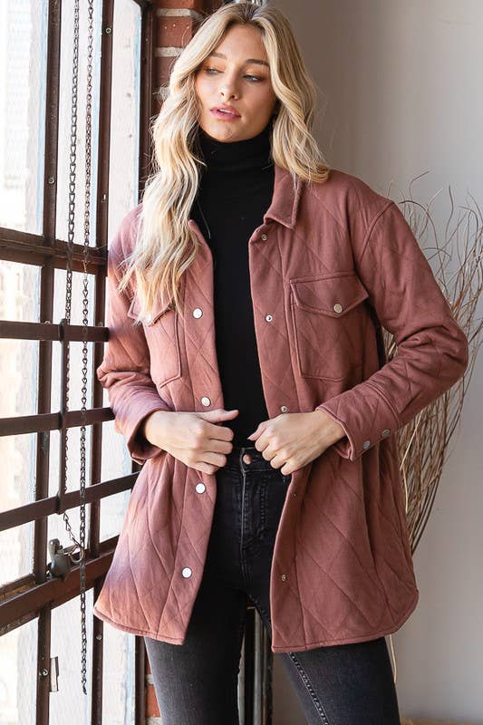 HEIMISH – wholesale Jacka - Dam – WJ2012 LÅNGÄRMAD KRAGE KNAPP DUNJACKA2