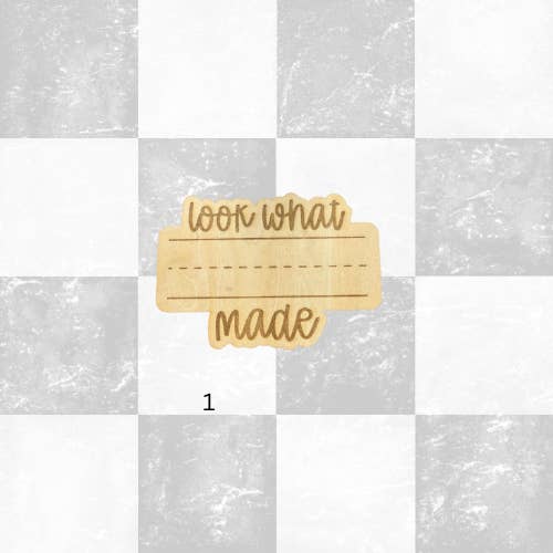 Look what .... made! Magnet for wholesale by Checkered Edge Designs