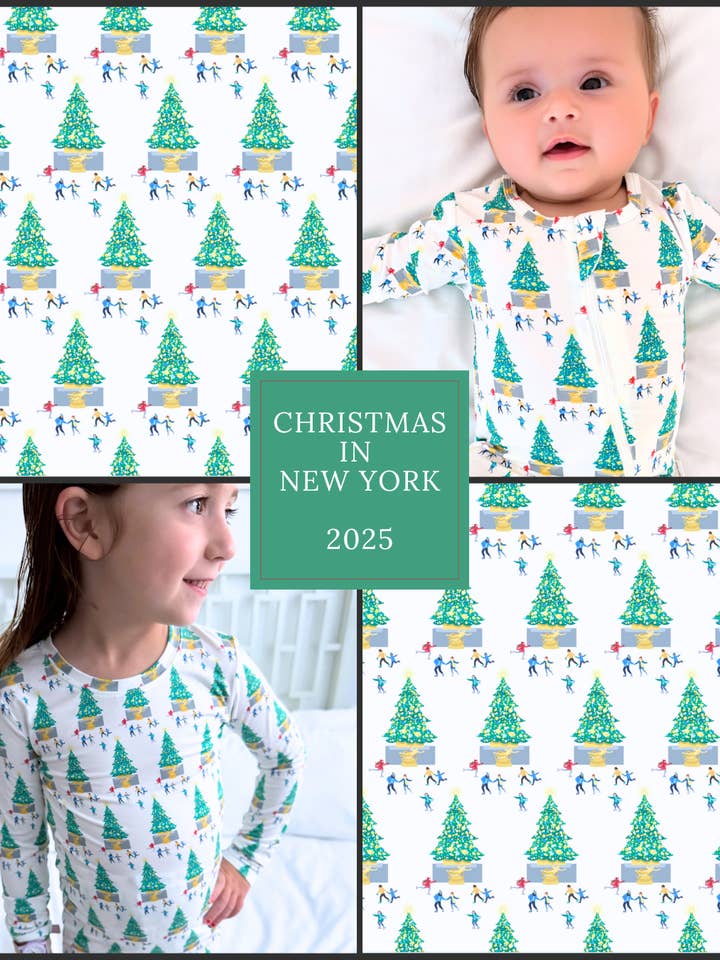 Basically Soho - Wholesale Jumpsuit - Baby - Christmas in New York 2025 Zippered Romper1