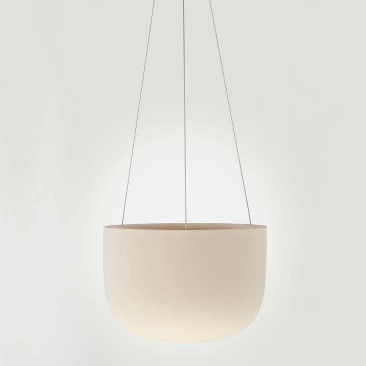 Raw Earth Hanging Planter Clay Mid for wholesale by Angus & Celeste
