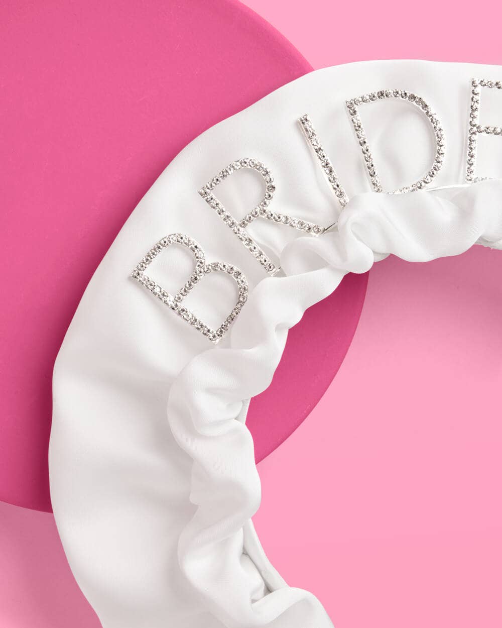 xo, Fetti - Wholesale Fashion Headband - Women's - Ruffles Headband - white satin headband, Bride Hair Accessory, Bachelorette2