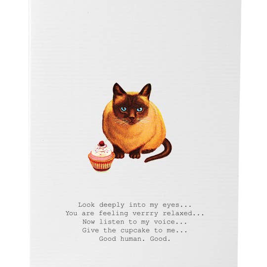 TokyoMilk - Wholesale Everyday Greeting Card - Hypnotic Cat Greeting Card