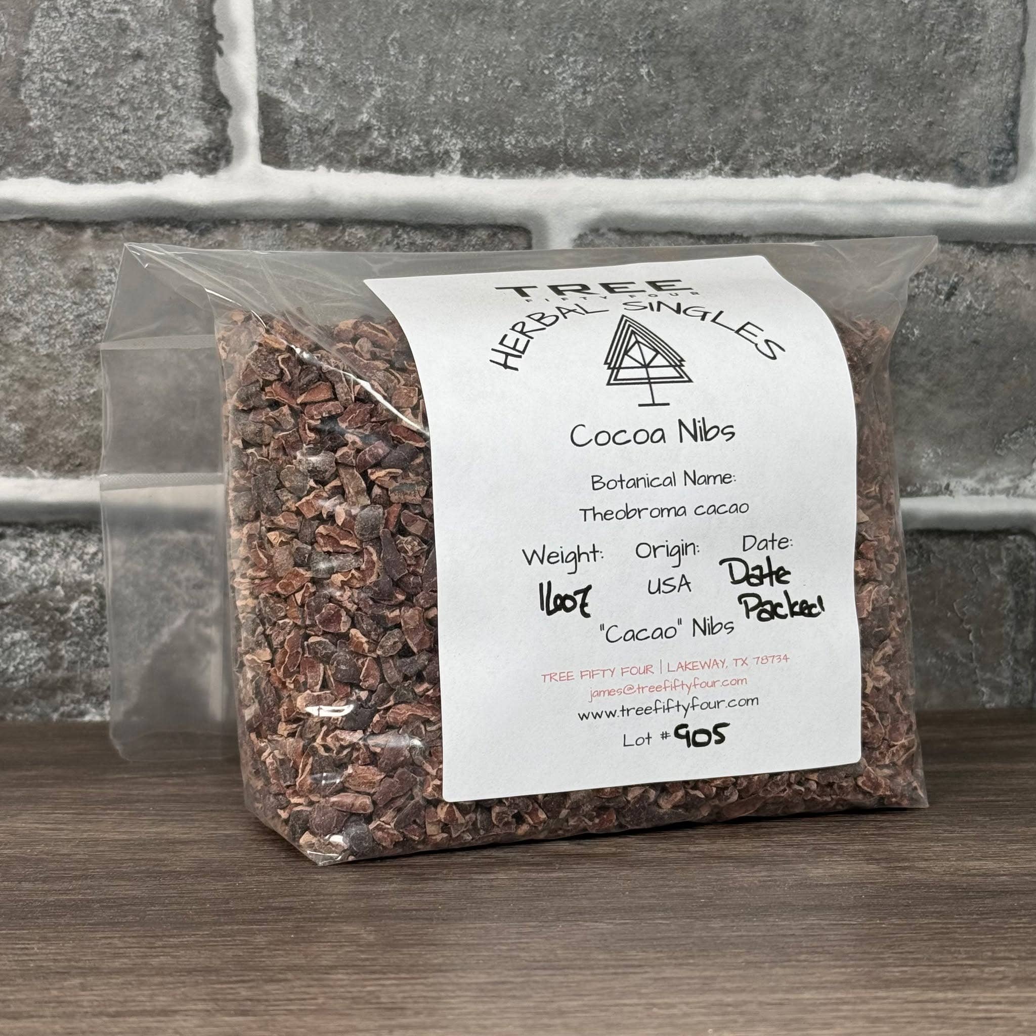 Tree Fifty Four - Wholesale Cocoa Nibs - Cocoa Nibs (Cacao) | 2oz - 1 KG | Bulk Herbs3