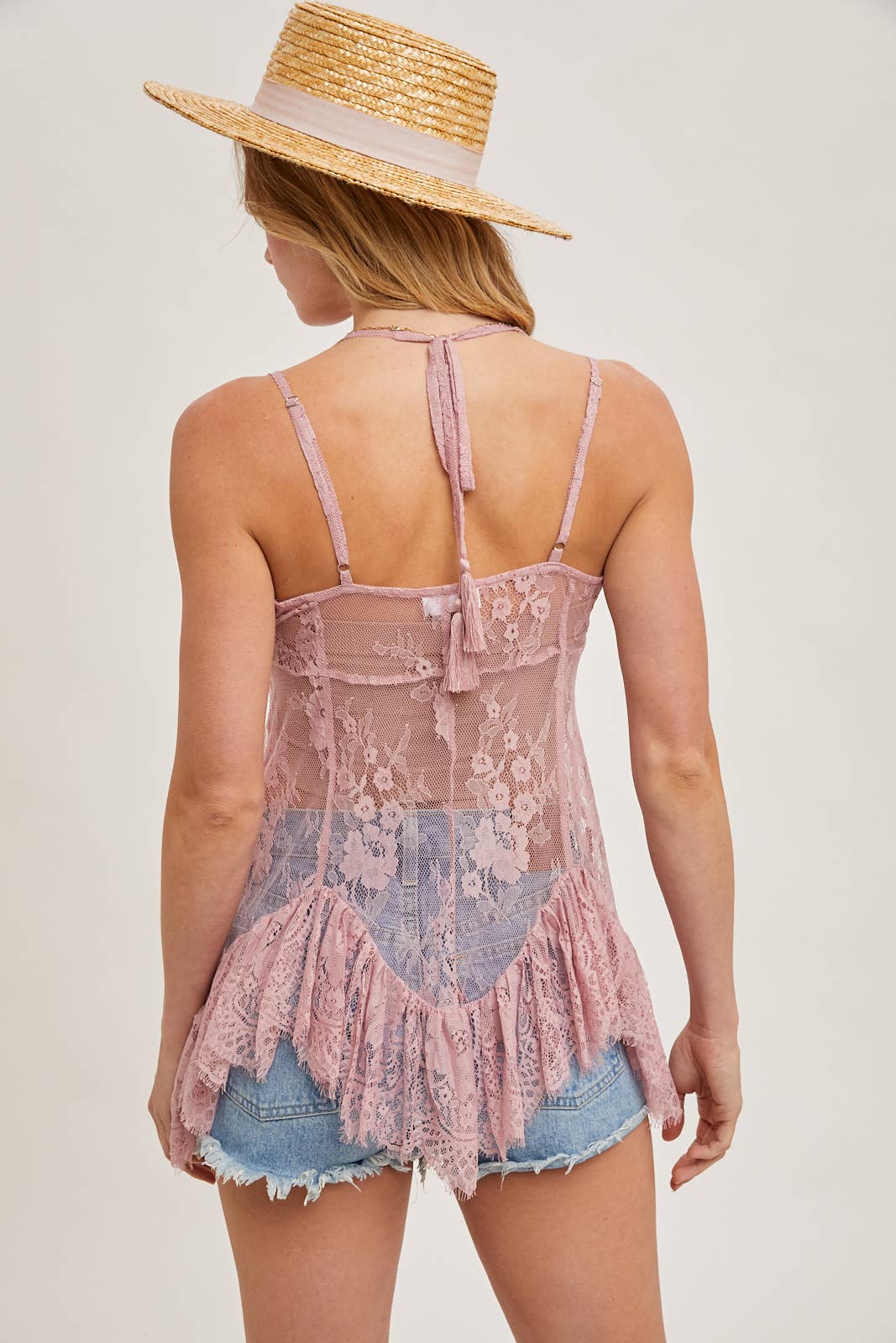 Bluivy - Venta al por mayor Camisola - Mujer - TÚNICA CAMISETA DE ENCAJE TRANSPARENTE6