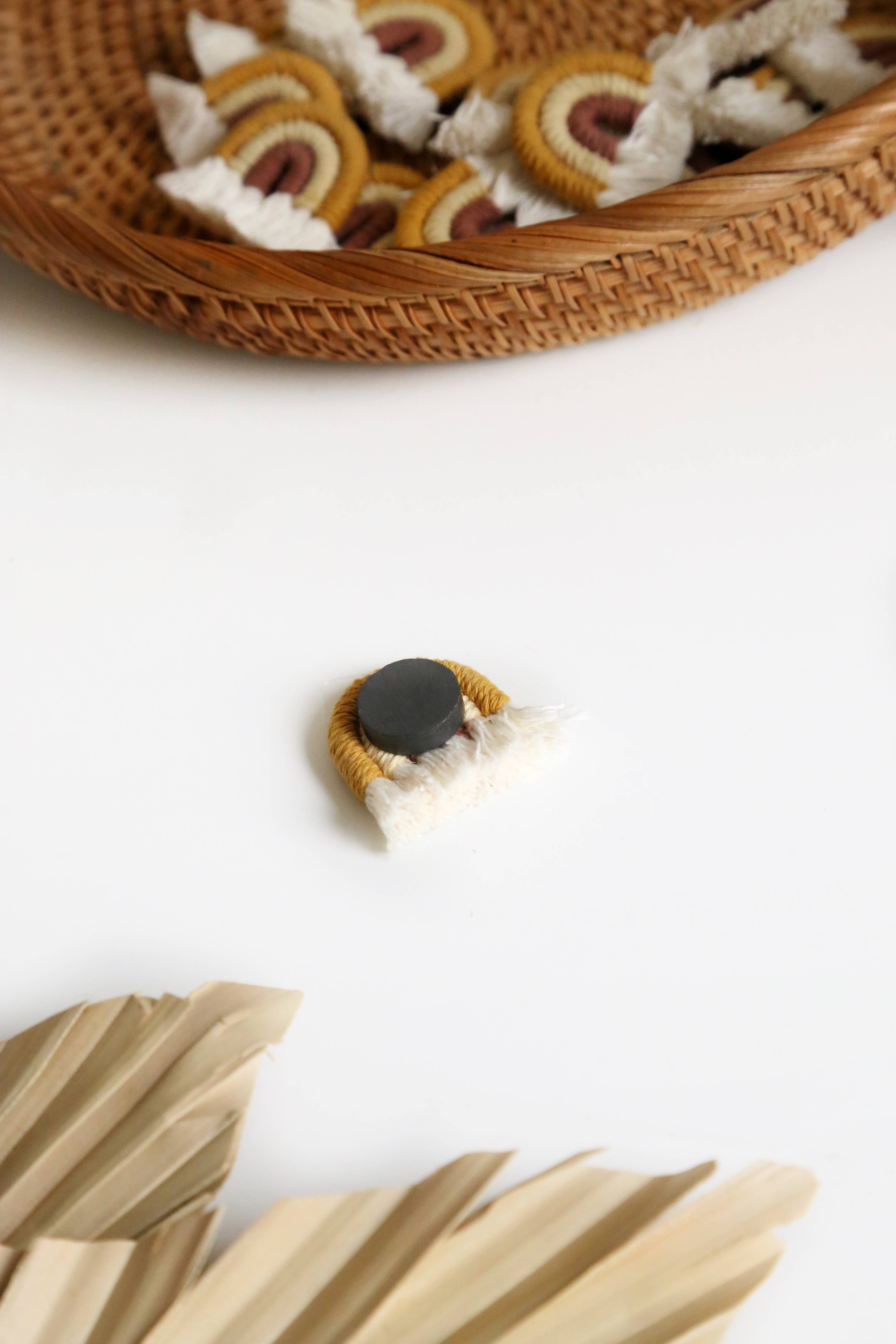 The Frenchie Knot - Wholesale Magnet - Macrame rainbow magnet6