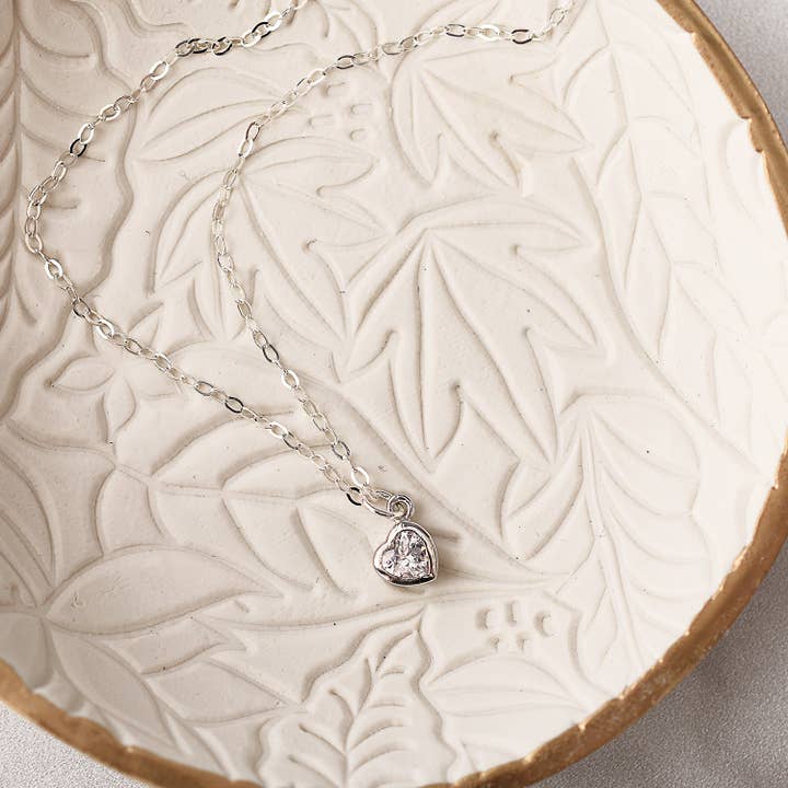 The Hannah Necklace in Silver for wholesale by Designed by Stacey Jewelry