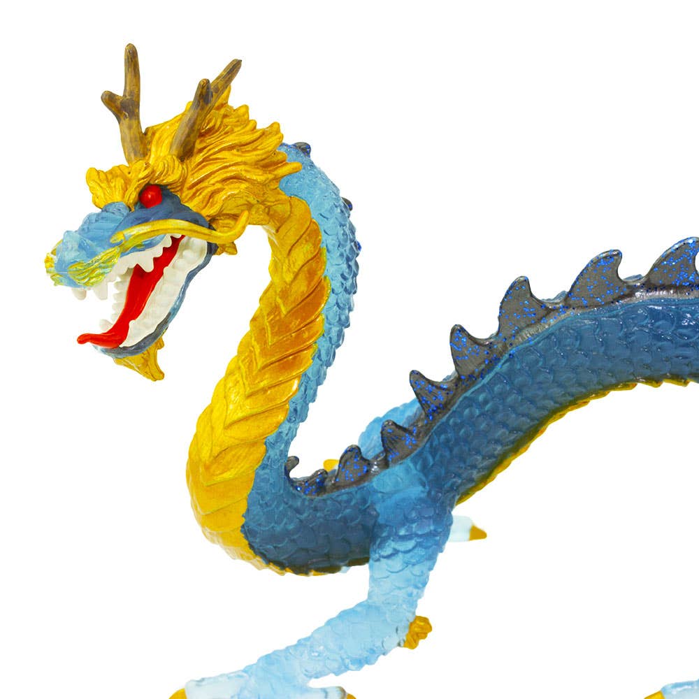 Safari Ltd. - Wholesale Figurine Toy - Kids - Krystal Blue Dragon Figurine Toy4