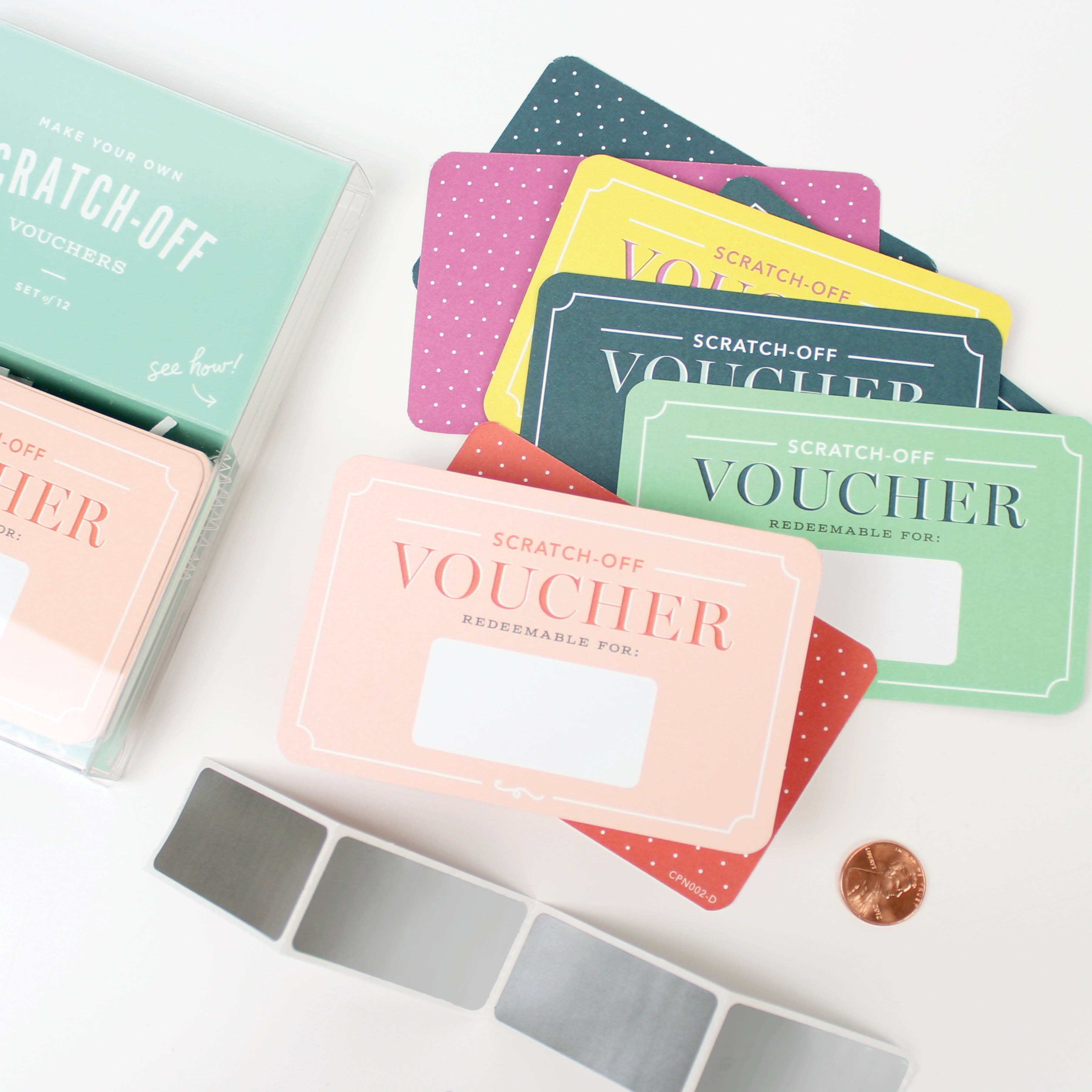 Inklings Paperie - Wholesale Stationery/Notecard Set - Scratch-off Vouchers4