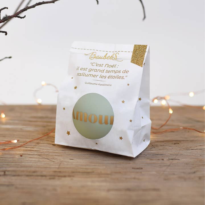 Baubels - Wholesale Christmas Decoration - Eternal Love Christmas Boule - MATTE BLACK2