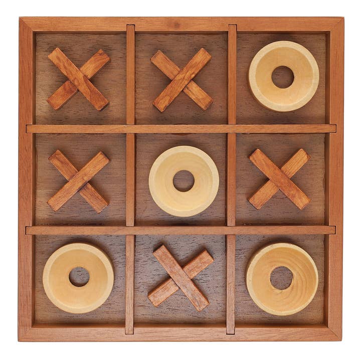 Wood Expressions - Wholesale Board Game - Tic Tac Toe Wooden Board Game
