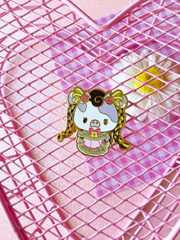 Ballet folklorique Jolene Cow Pin pour la vente par Basura Gang
