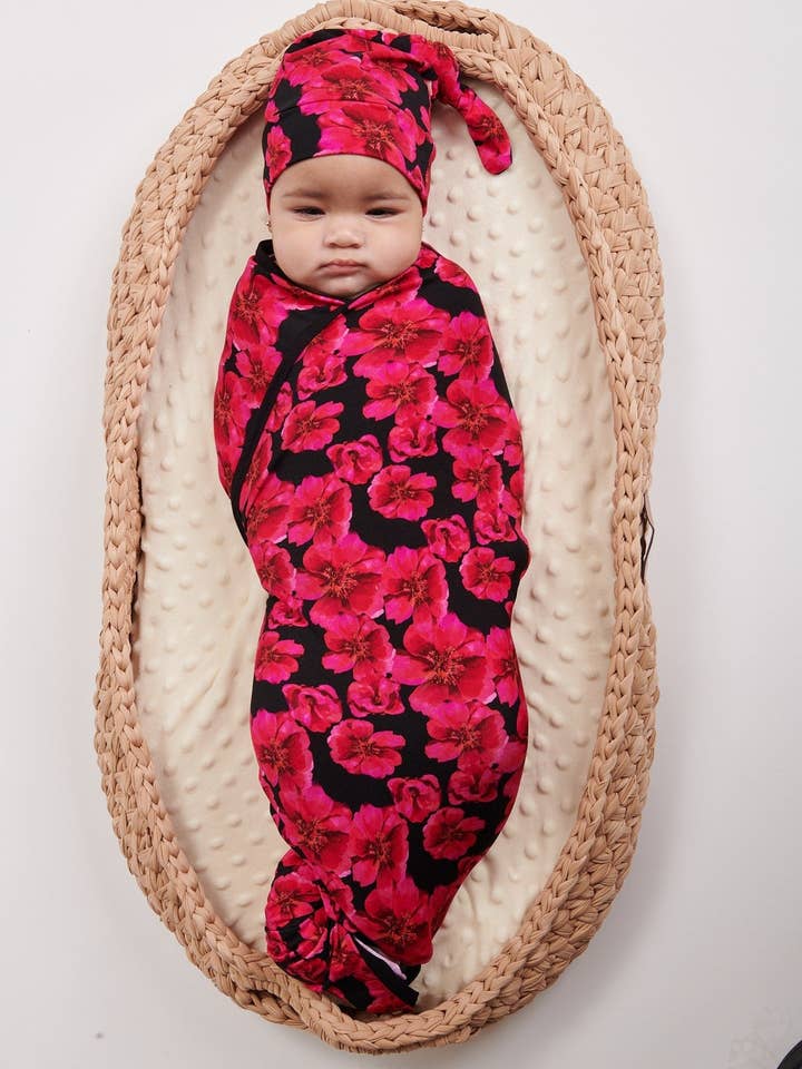 Maanverlichte Bloemen Inbakerdeken voor wholesale door Elebaby