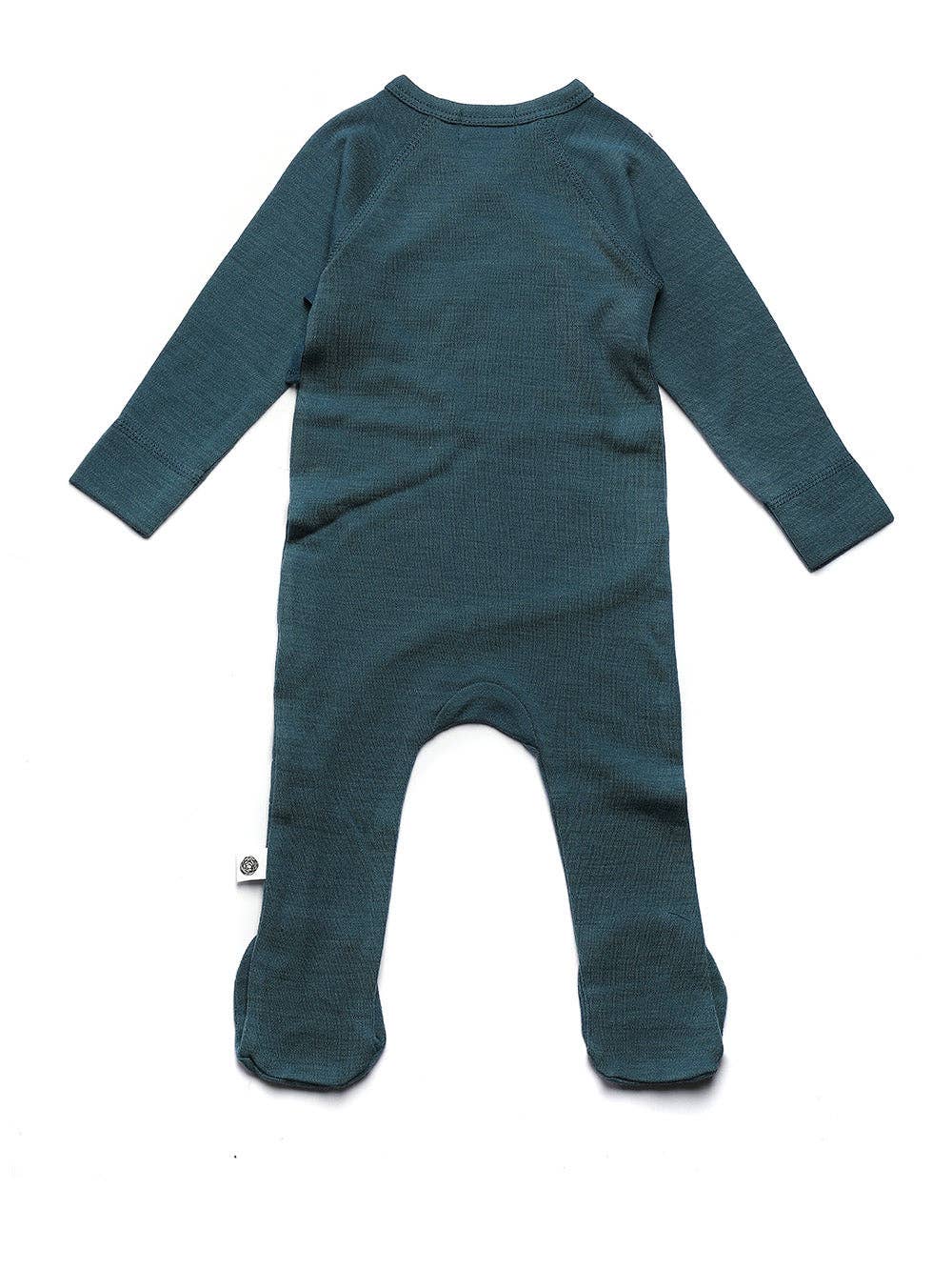 Lille Barn - Venta al por mayor Pijama - Bebé - Mono de lana / pelele - Lana merina - Azul Orión2