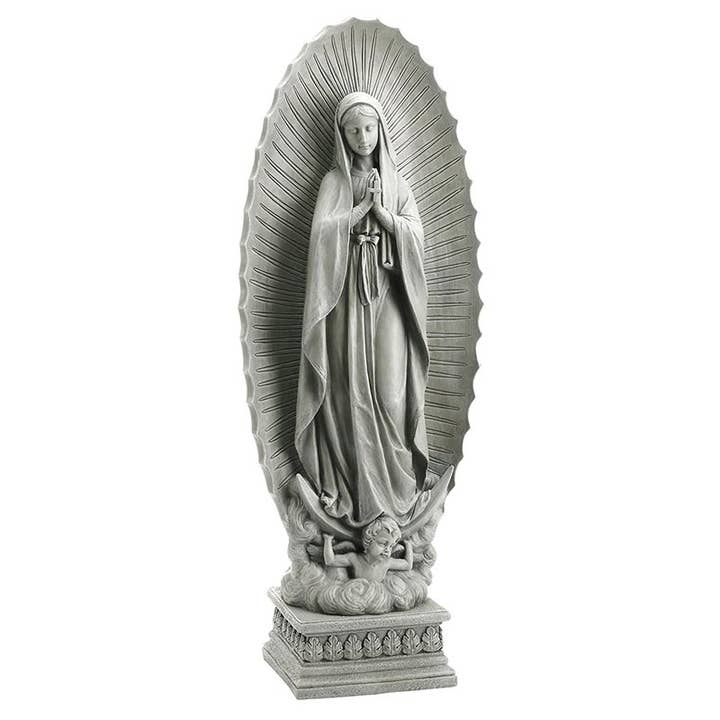 37.5" Ol Guadalupe Grdn Statue for wholesale by Christian Brands Catholic