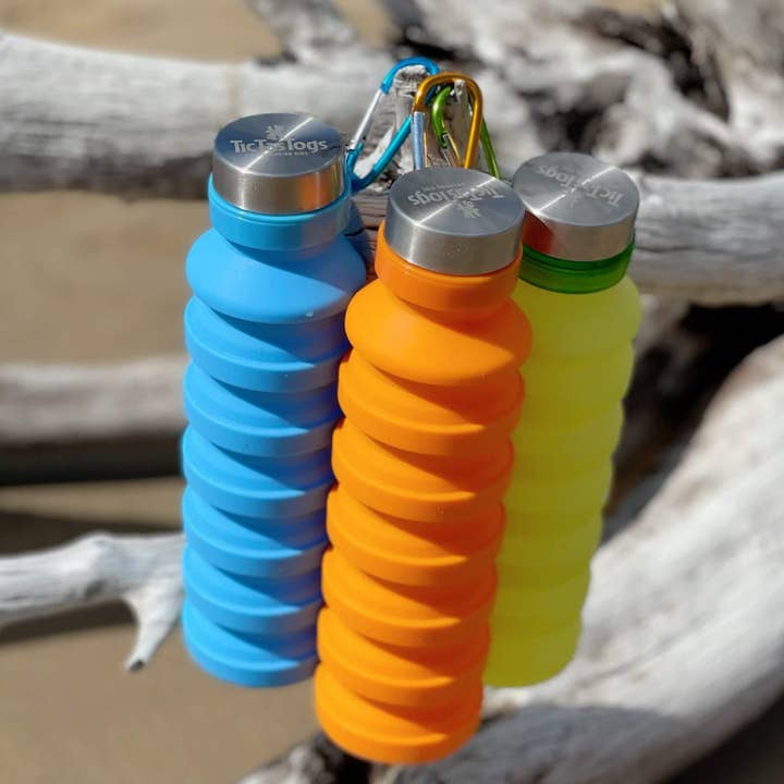 Tic Tas Togs - Wholesale Water bottle - Collapsible Silicone Drink Bottle5