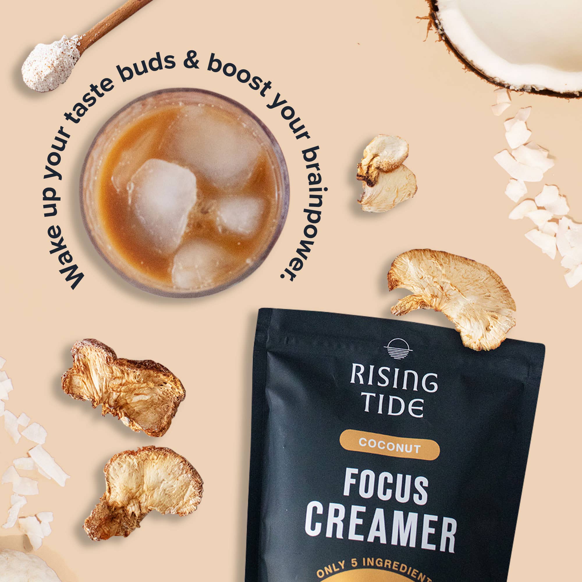 Rising Tide - Wholesale Proteïne/superfoodpoeder - Focus Creamer - Original7