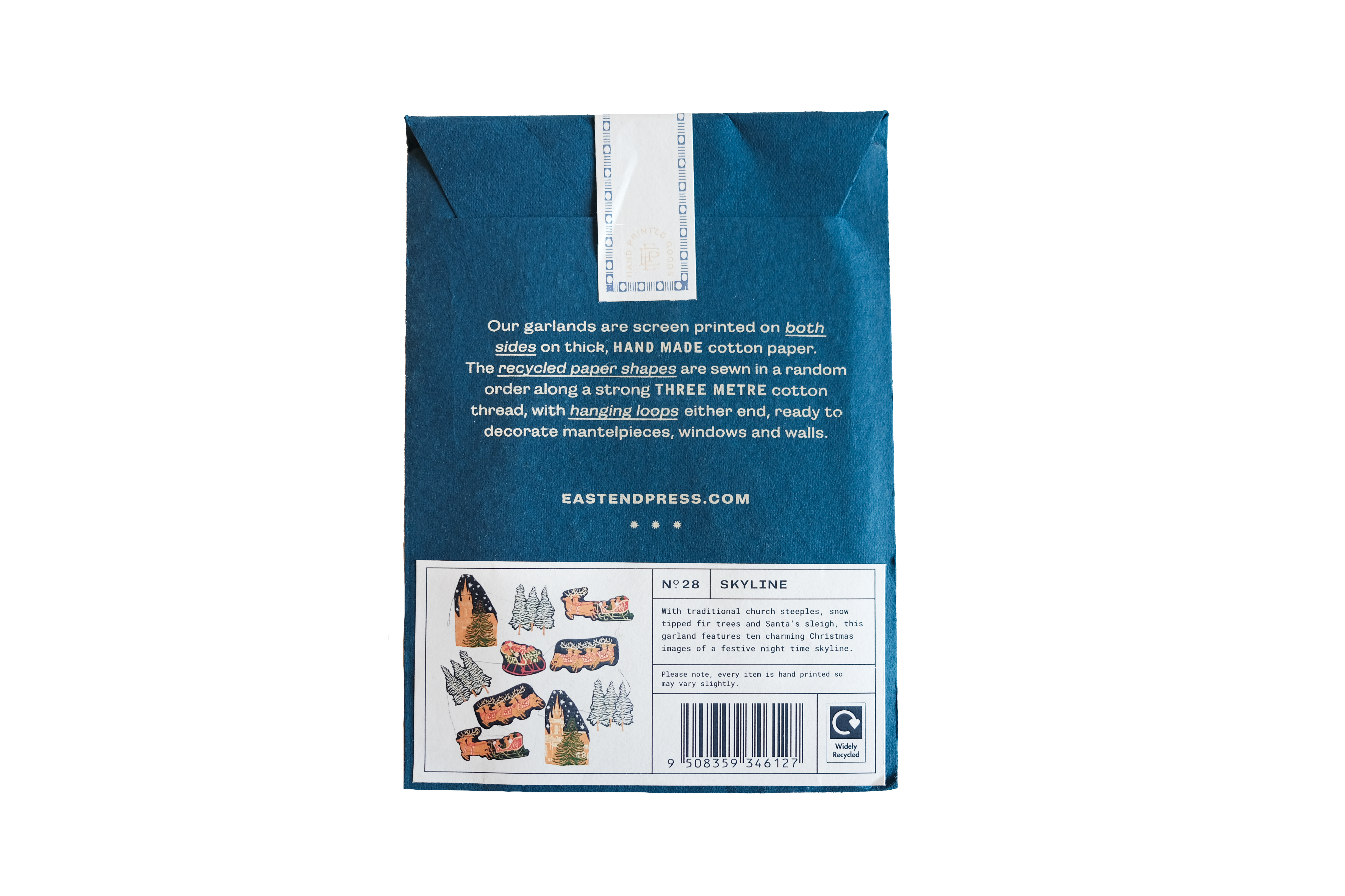 East End Press - Wholesale Bunting/Garland - UK/EU: Skyline Sewn Garland7