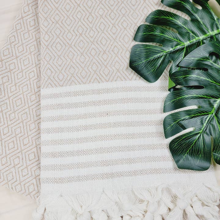 EBRU Home - Wholesale Beach towel - Turkish Towel set, Sand free Towel or Throw blanket,Handloom5