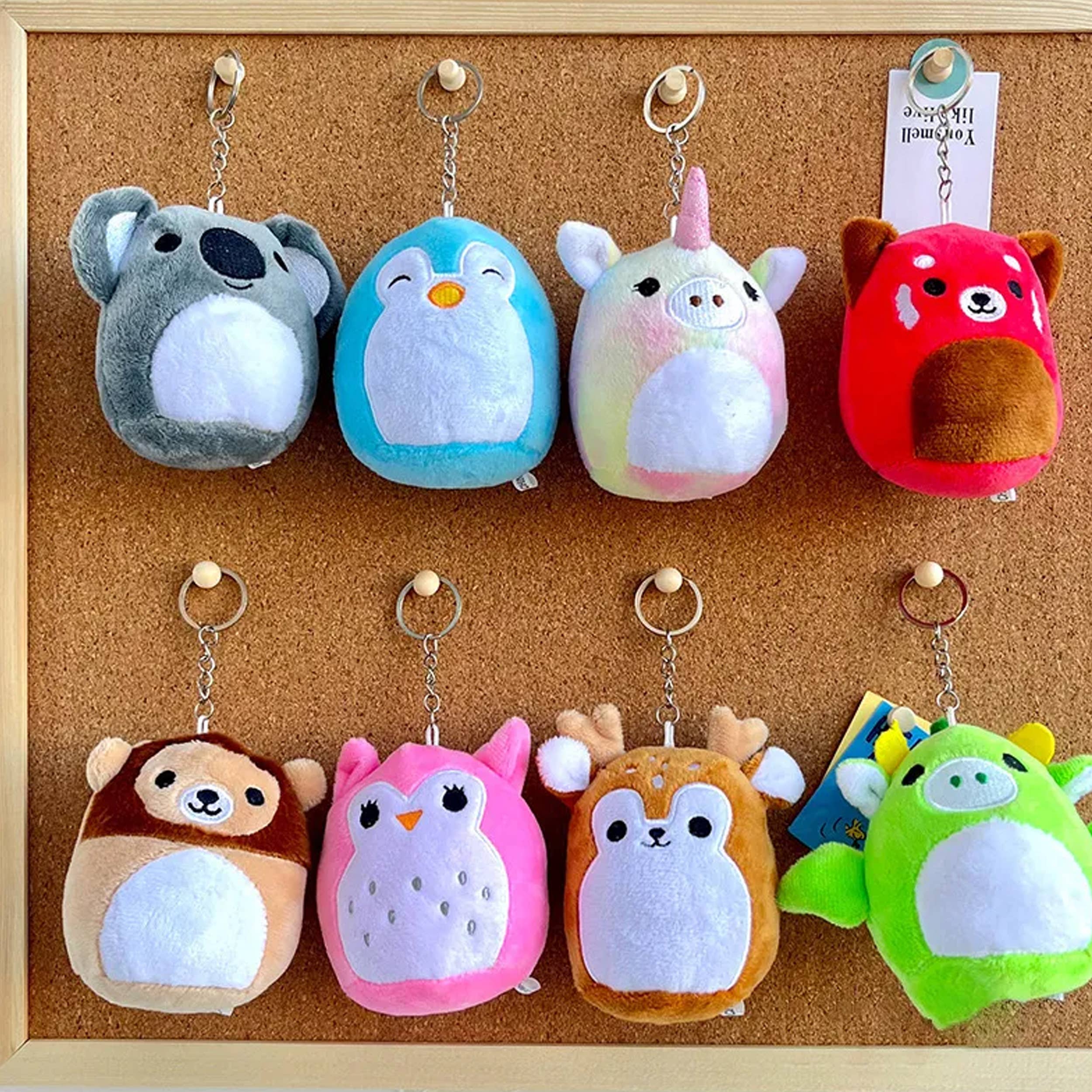 JSBlueRidge Toys - Wholesale Keychain - Kids - Cute Animals Soft Plush Stuffed Keychain- Assorted9