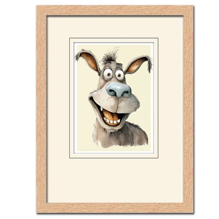 2762 Image encadrée 12"x9" Dessin animé. pour la vente par Gator cards