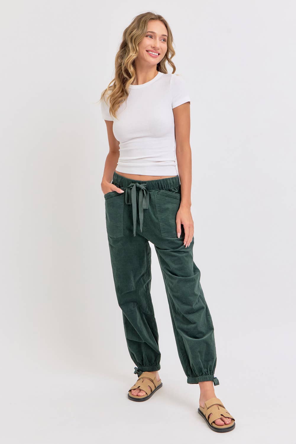 Sweet Lovely by Jen – wholesale Lounge Sweatpants/jogging bottoms – Women's – CORDUROY PULL-ON-PANTS/JOGGER0