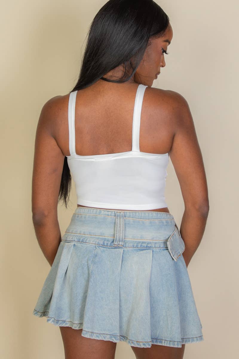 CAPELLA APPAREL - Wholesale Tank Top - Women's - Solid Basic Thick Strap Tank Top9