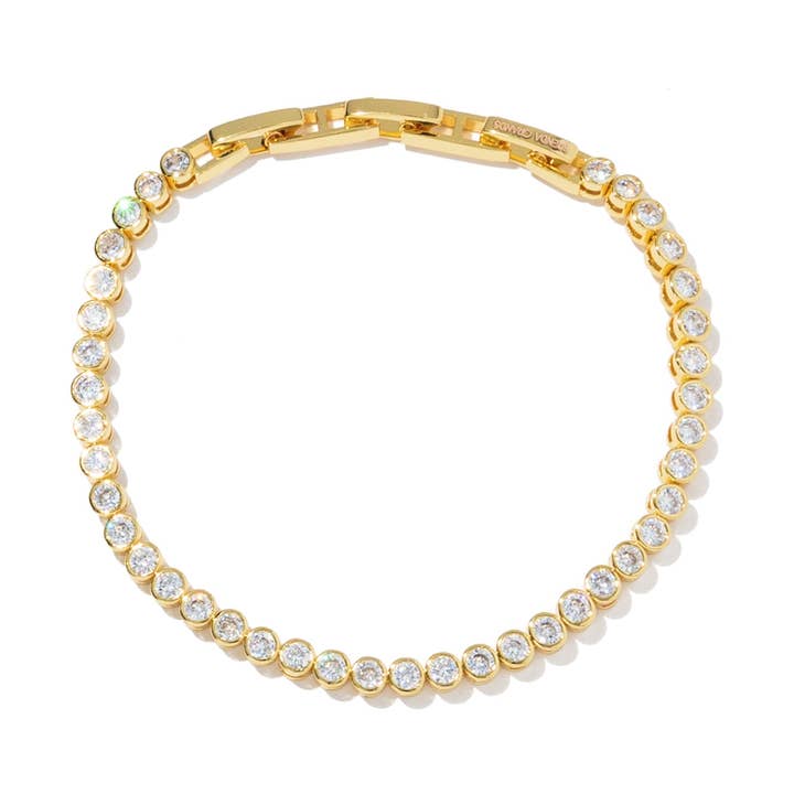 18K Gold Diamond Tennis Bracelet for wholesale by Brenda Grands Jewelry