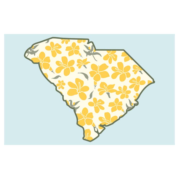 Postcard - South Carolina State Flower for wholesale by Morris Magnets