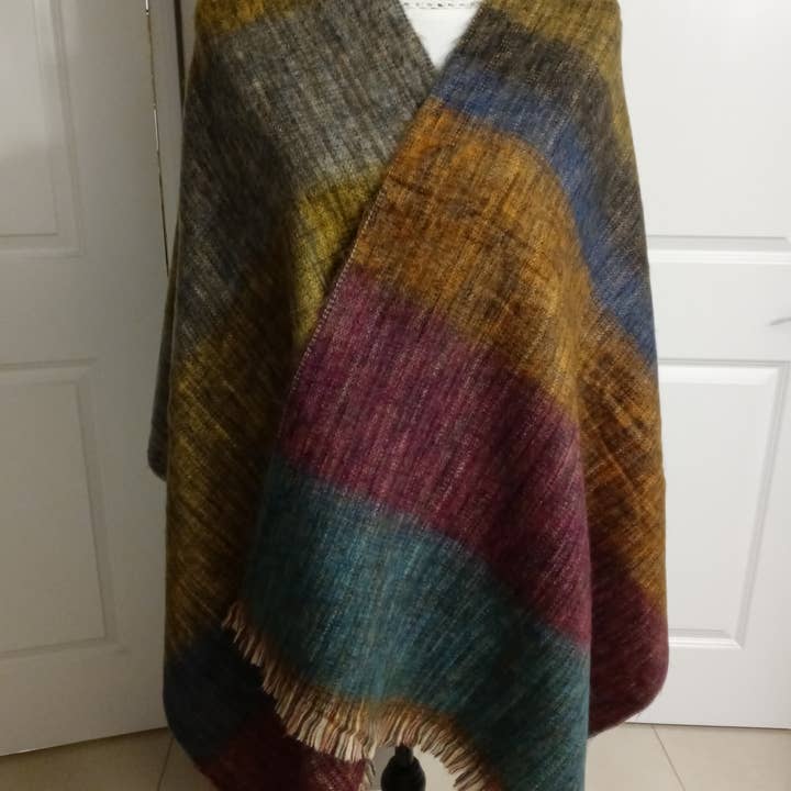 Treasure of ANDES - Wholesale Wrap - Women's - ORDER of 50 Handmade ALPACA Blend SHAWLS from ECUADOR 16