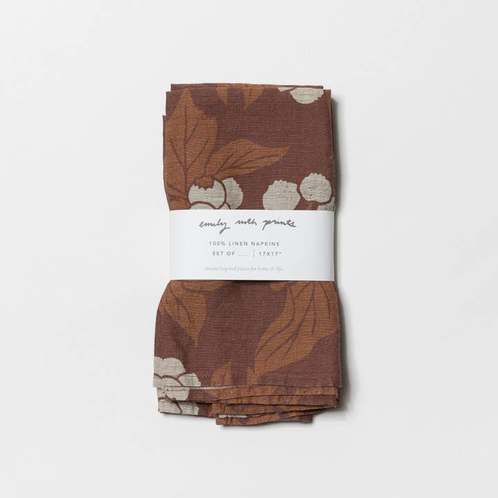 emily ruth prints - Wholesale Dinner & Cloth Napkin - Linen napkins (Set of 2)23
