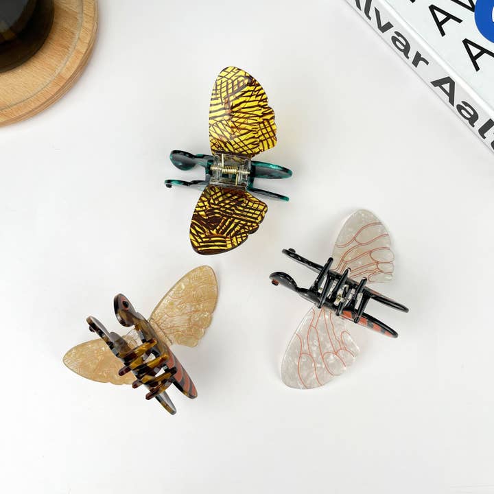 TheDivaSoap - Wholesale Hair Clip - Women's - Cute Acetate Bee Hair Claw