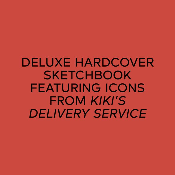 Chronicle Books - Wholesale Sketchbook/Sketchpad - Studio Ghibli Kiki's Delivery Service Sketchbook3