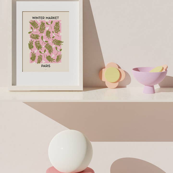 Paper Provision - Wholesale Art Print - Winter Market Paris1