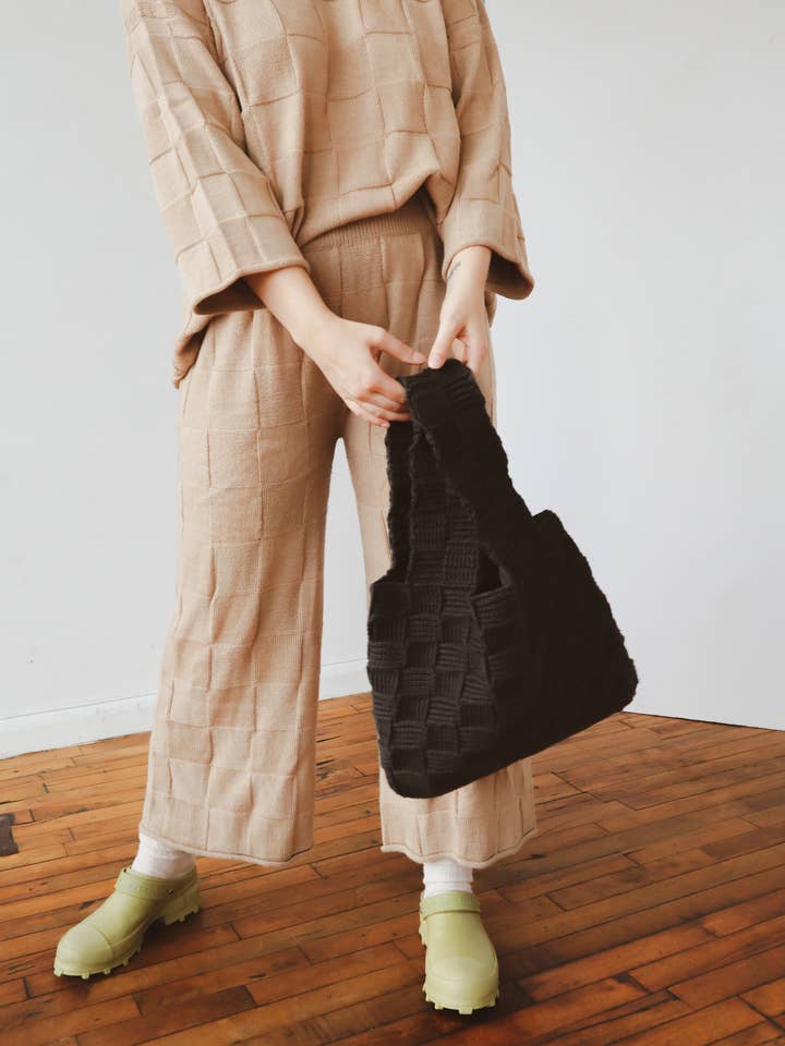 Basketweave Tragetasche - Smoke für den Großhandel von Marvin Ruby