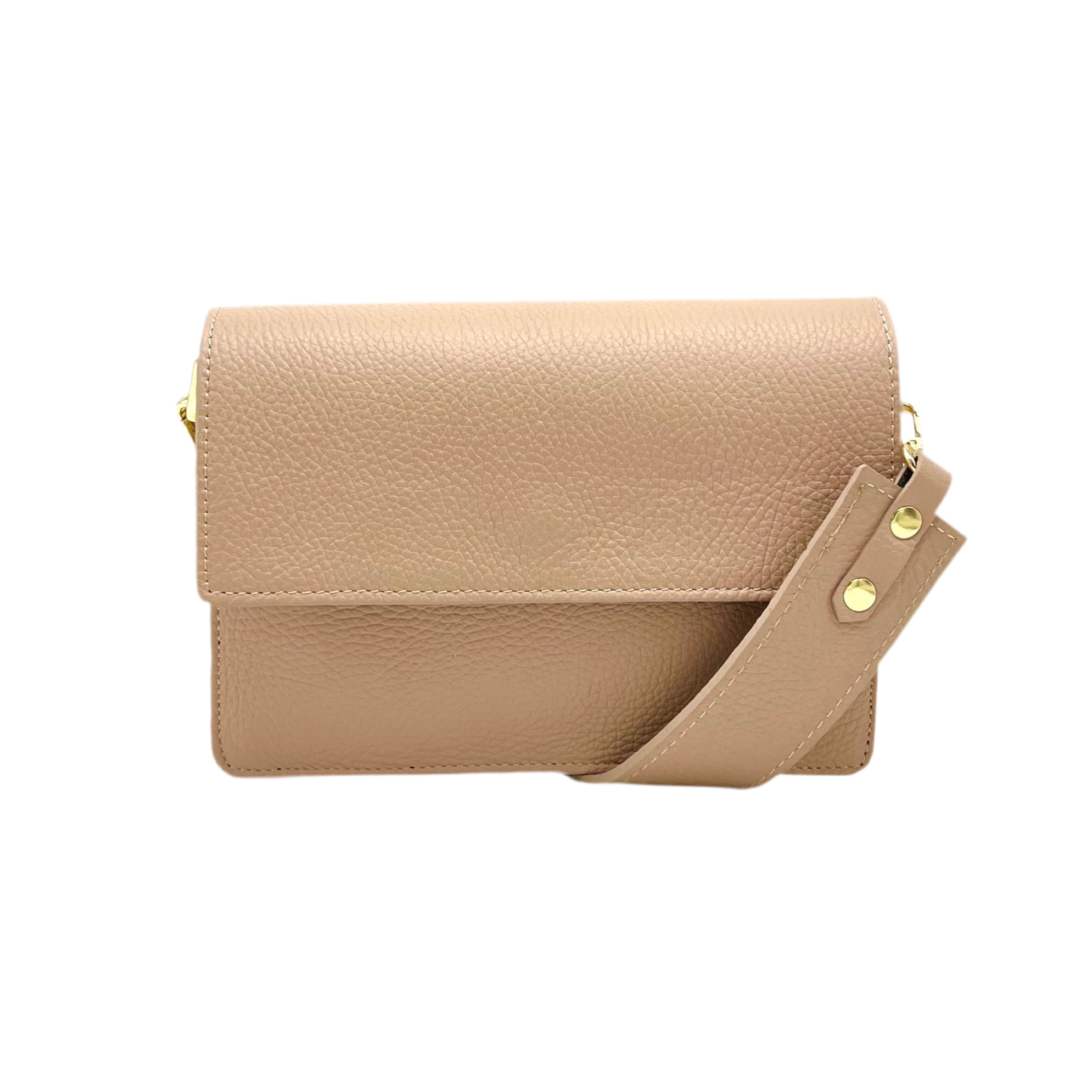 Suie Valentini srl - Wholesale Shoulder Bag - Women's - Genuine leather shoulder bag, Made in Italy, art. 11254011