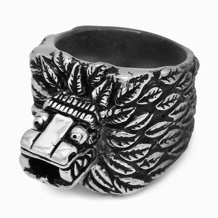 Anel para Ele Quetzalcoatl por atacado de Sophie Simone Designs