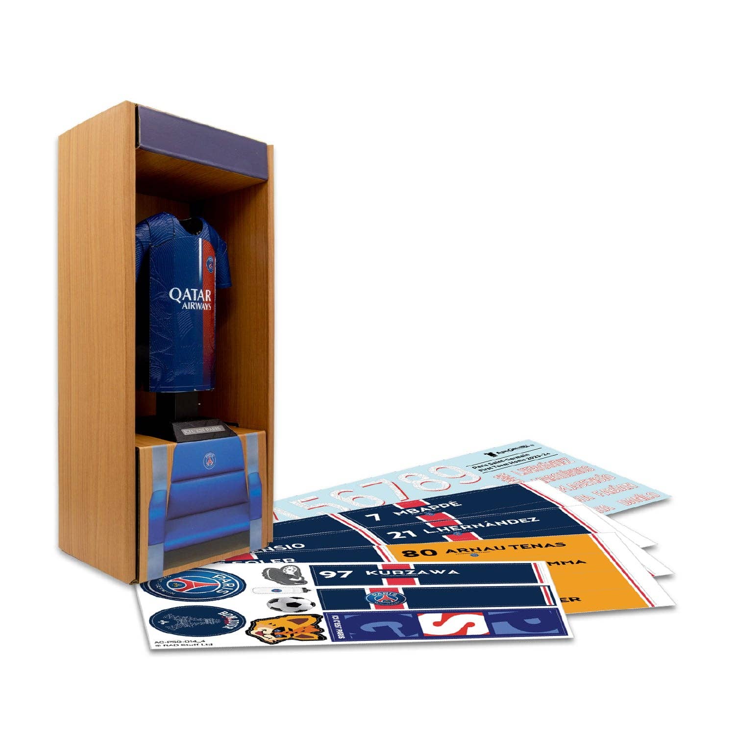 Alloy Collectors - Wholesale Decorative Tabletop Object - Paris Saint-Germain FC 23/24 Home Locker Pack0