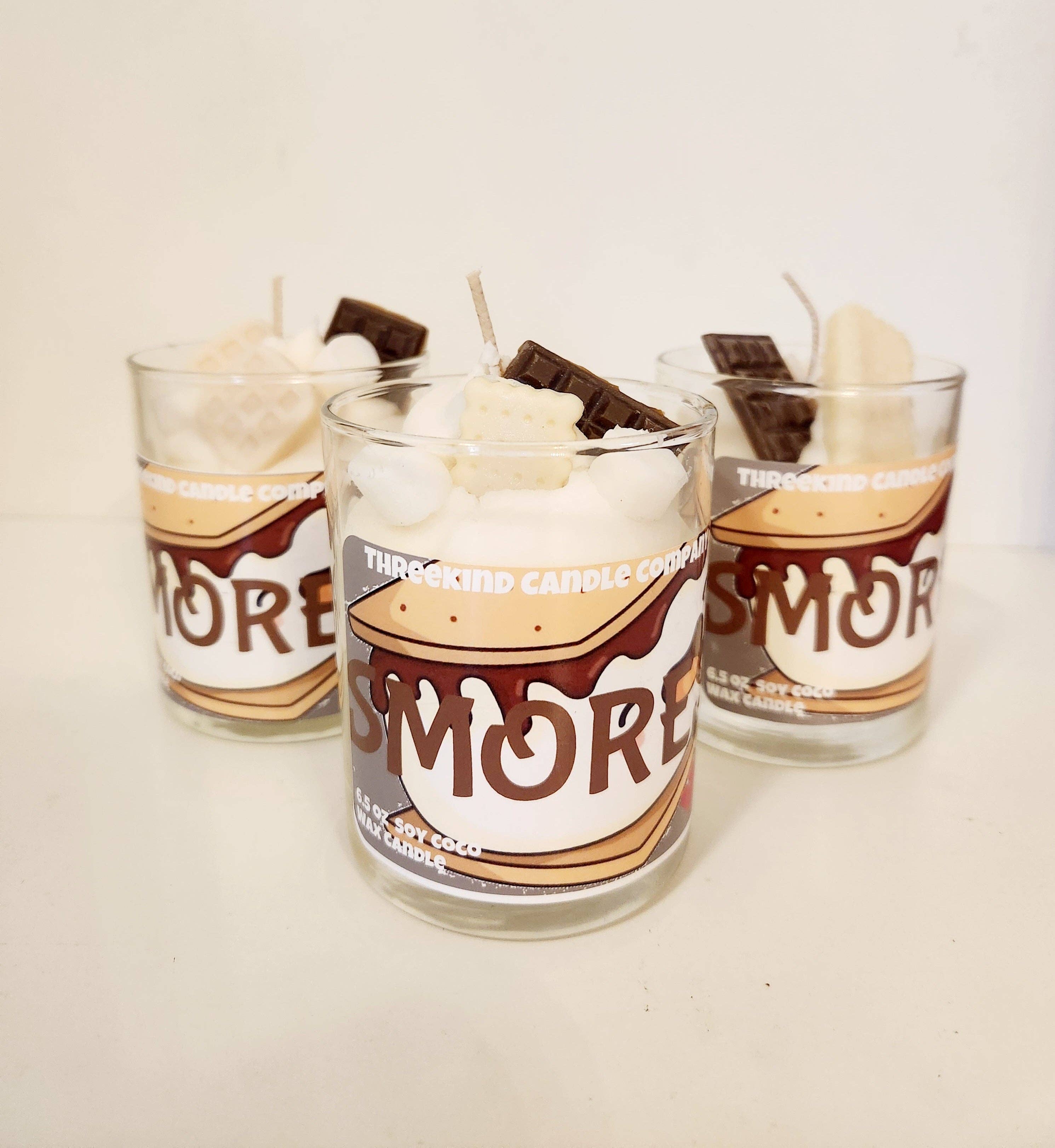 Threekind Candle Company - Vendita all'ingrosso Candela in vasetto - Smores