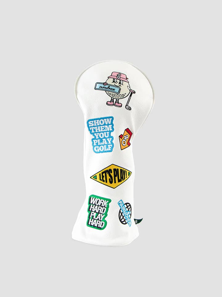 Let's Play Headcover for wholesale by Fairmonde Golf